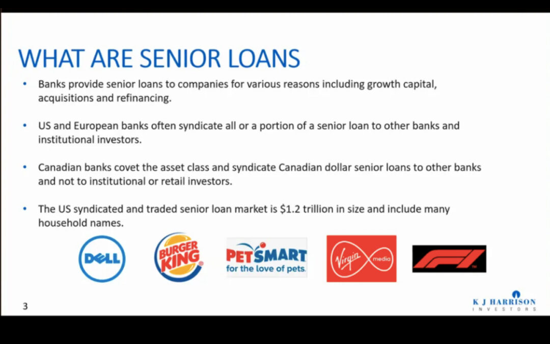 Senior Loans: The Search for Income in a Low Yield Environment